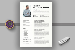 Resume Template, a Resume Template by MightyDesign