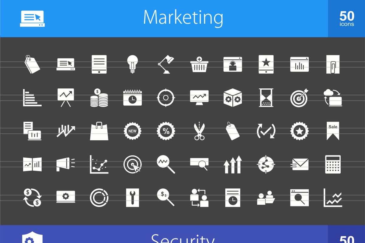 2010 Glyph Inverted Icons (V2) preview 3