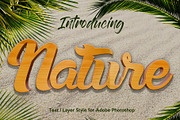 10 Natural Texture Text Effect, a Layer Style Add-On by Anomali Creatype (Thumbnail 1 of 10)
