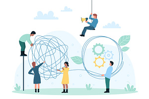 Business communication, rational, an Object Illustration by Flashvector