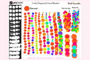 62 CRAFTY Pompom & Tassel Procreate, a Brushes & More by Fashion Workshop Bkk (Thumbnail 9 of 11)