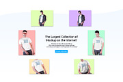 Male t-shirt Mockup-V-2-001, a Shirt Mockup by designvillage (Thumbnail 6 of 6)