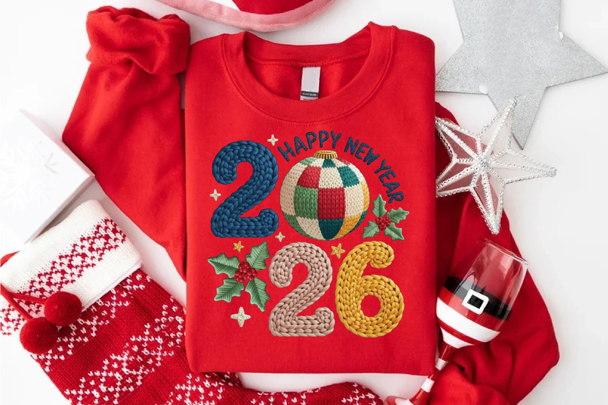Happy New Year 2026 PNG, New Year, an Illustration by Designking (Photo 6 of 6)