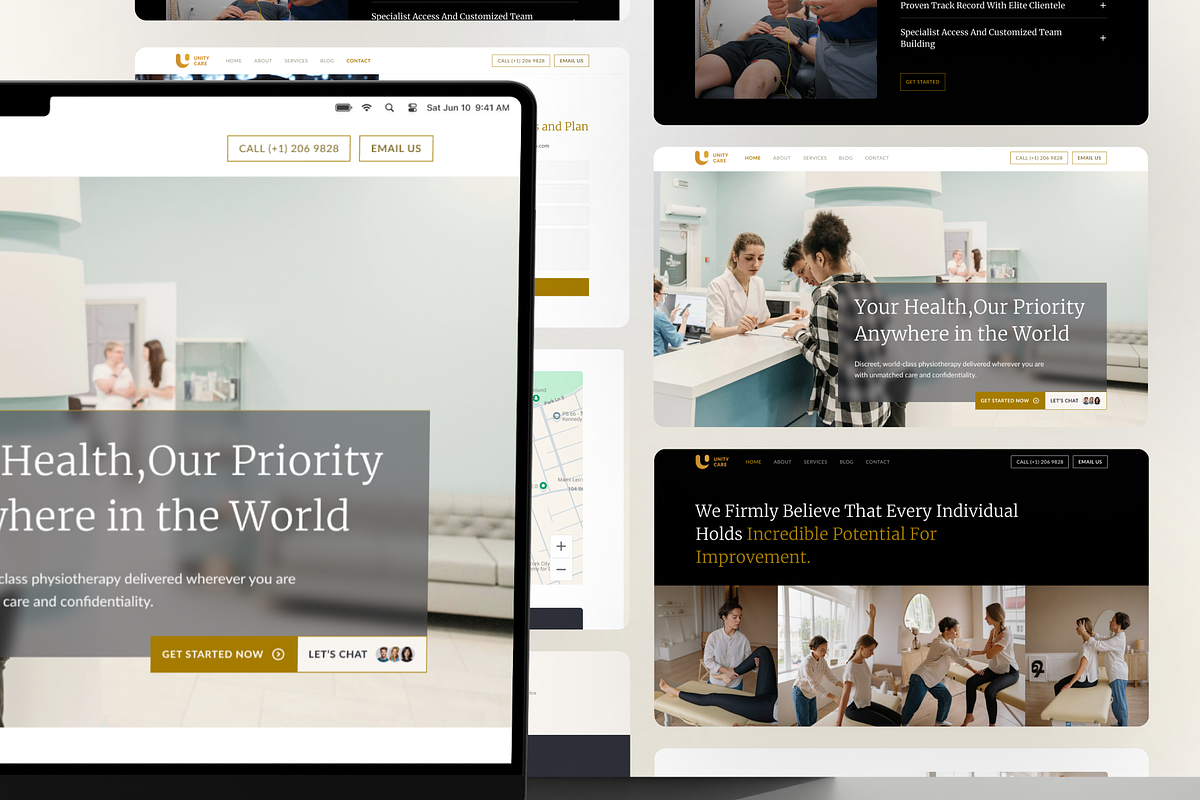 UnityCare - Multipurpose Healthcare, a Landing Page Template by Agensip Design Agency (Photo 2 of 10)