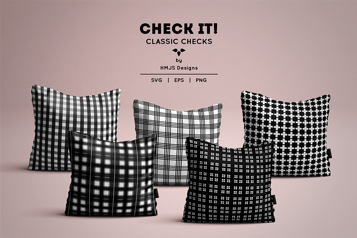 Checks Pattern Set, a Pattern Graphic by HMJS Designs (Photo 2 of 9)