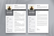 Professional Resume CV Template, a Resume Template by Blackcloud_Creations (Thumbnail 4 of 8)