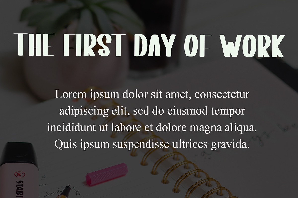 MONDAY, a Font by InermediaSTUDIO (Photo 6 of 8)