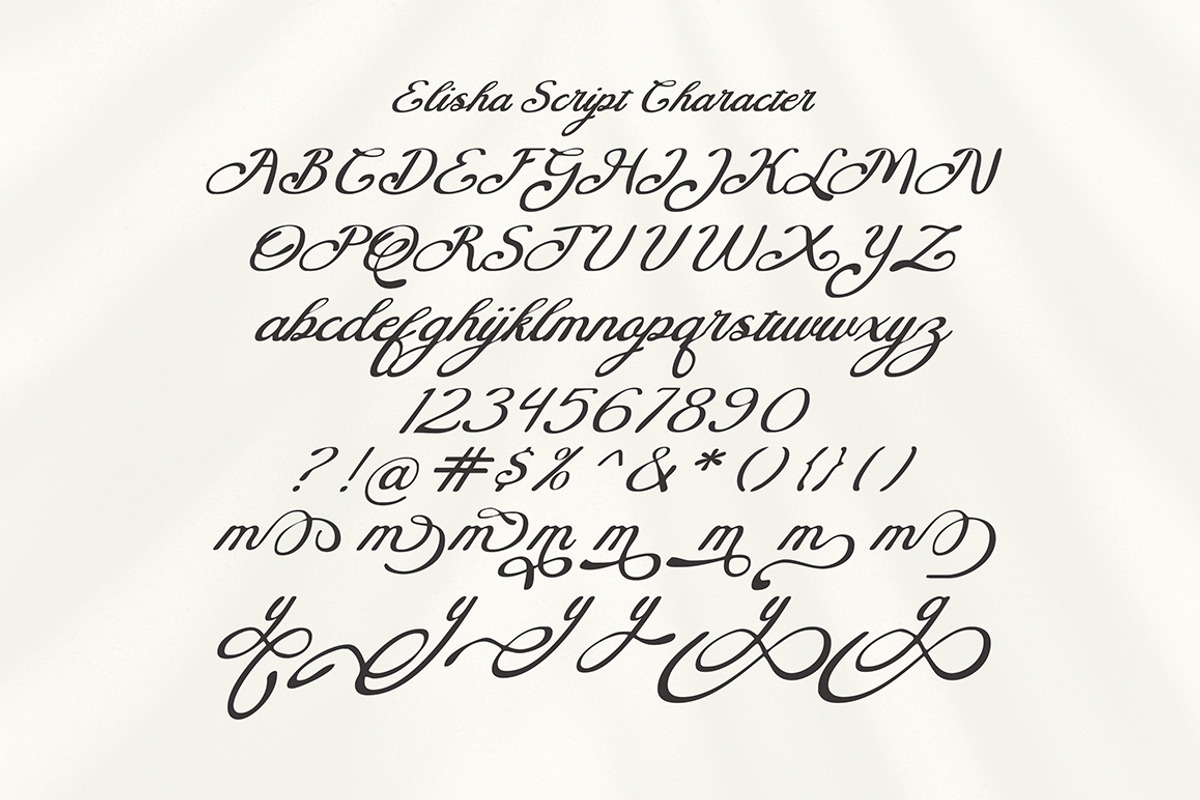 Elisha Script, a Script Font by Gatype (Photo 7 of 7)
