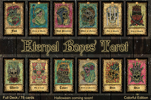 Eternal Bones Tarot colorful