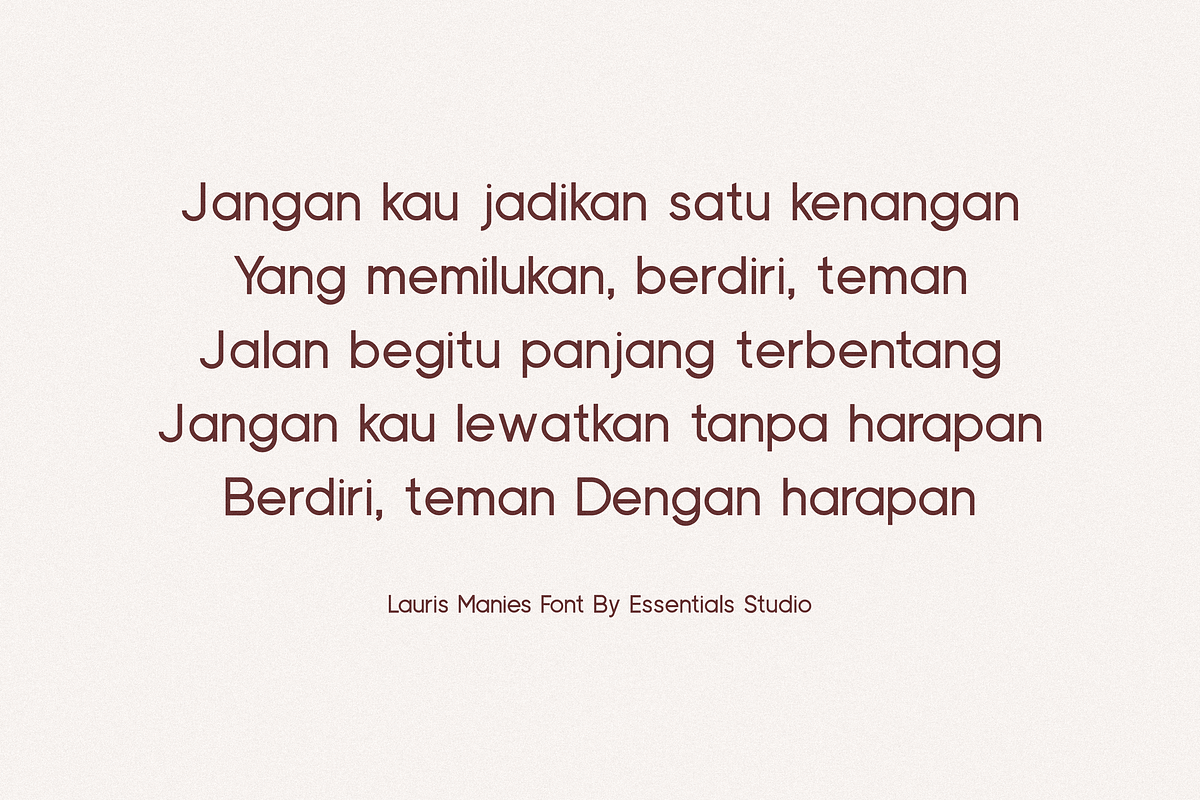 Lauris Manies Amaline - Duo Font, a Script Font by Essentials Studio (Photo 5 of 9)