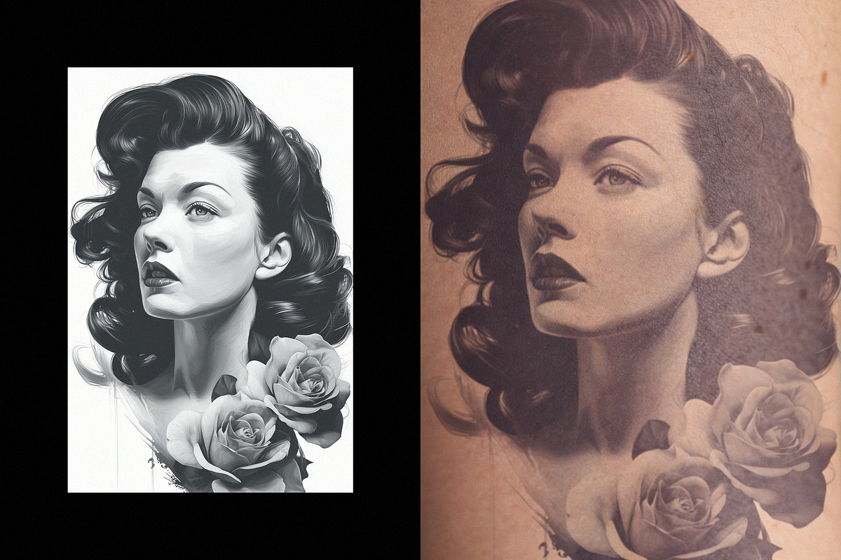 Tattoo Ink Overlay Effect, a Graphic by Divided.co (Photo 3 of 6)