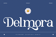Delmora Elegant Display Serif Font, a Serif Font by Vadovastd (Thumbnail 1 of 8)