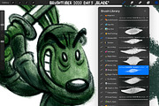 Georg's BrushTober 150+ Brushes Pack, a Brush Add-On by Georg's Procreate Brushes (Thumbnail 19 of 21)