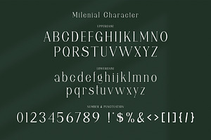 Milenial Serif Typeface