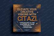 Citazi - A Sophisticated Serif, a Serif Font by Astuti Studio (Thumbnail 6 of 23)