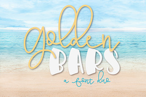 Golden Bars - A Font Pair