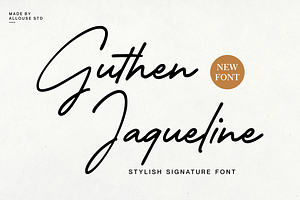 Guthen Jaqueline A Stylish Signature