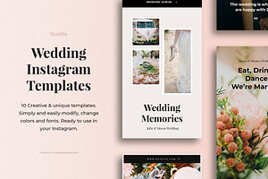 Outlife Wedding Instagram Templates