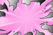 Comic book background with halftone, a Texture Illustration by art PVP - market (Thumbnail 2 of 3)