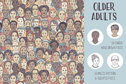 Huge Collection of 220 Diverse Faces, a Person Illustration by Franzi draws (Thumbnail 4 of 12)