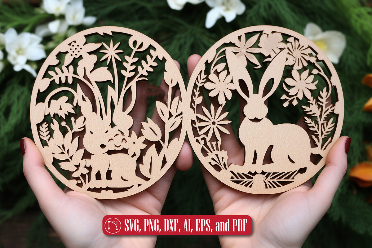 Easter Day Laser Cut SVG Bundle, a Graphic by NGISED (Photo 6 of 9)