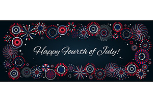 Fourth of July, Independence Day, a Background Graphic by sceptical cactus