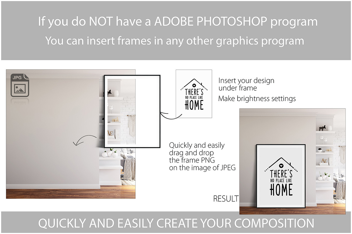 Frames & Walls Mockup Bundle - 5, a Print Template by Yuri-U (Photo 28 of 31)