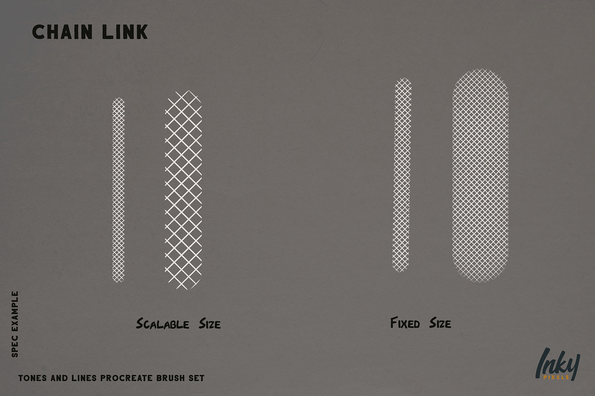 Tones and Lines Procreate Brushes, a Brush Add-On by Inky Pixels (Photo 6 of 13)