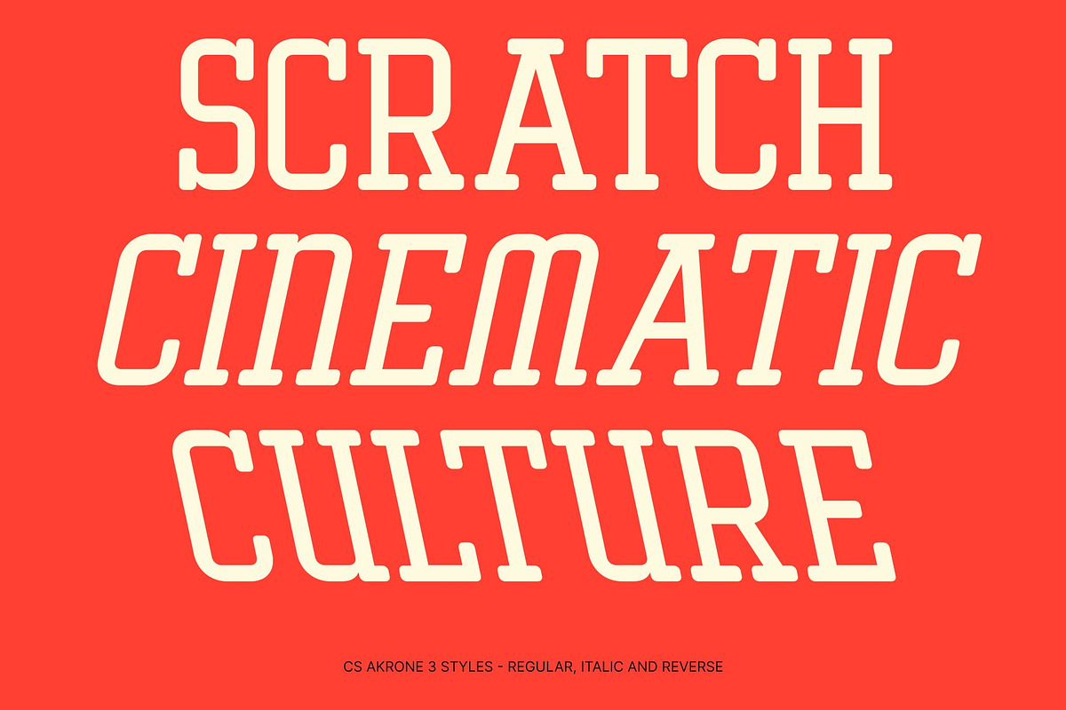 CS Akrone – Slab Serif Font, a Slab Serif Font by Craft Supply Co. (Photo 4 of 8)