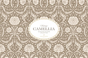Arts & Crafts Floral Pattern Beige, a Pattern Graphic by Eclectic Anthology (Thumbnail 1 of 10)