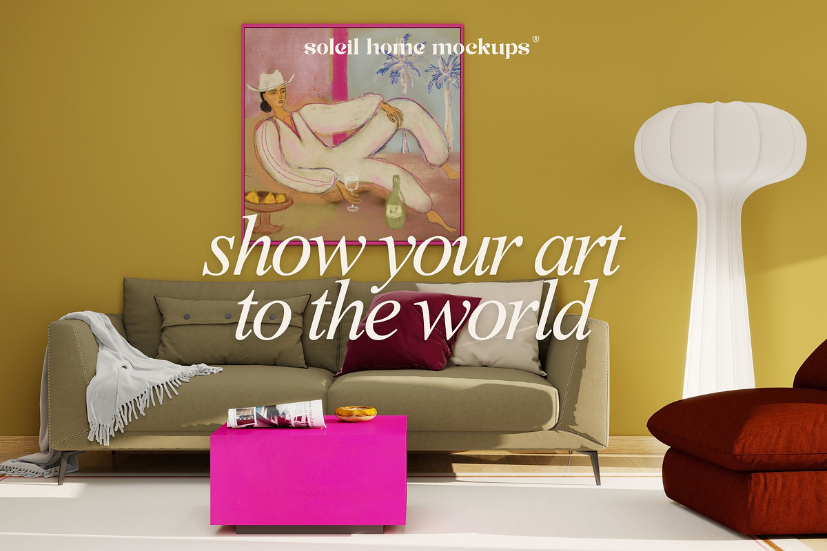 CALYPSO | Colorful Frame Mockup Set, a Household Mockup by SoleilHomeMockups (Photo 9 of 11)