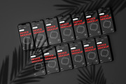 10 PSD Multiscreen Iphone Mockup, an iPhone Mockup by East Gallery (Thumbnail 8 of 10)