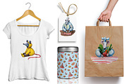 Mice Chefs - Gouache Clipart Set, an Animal Illustration by Mashamashastu (Thumbnail 10 of 10)