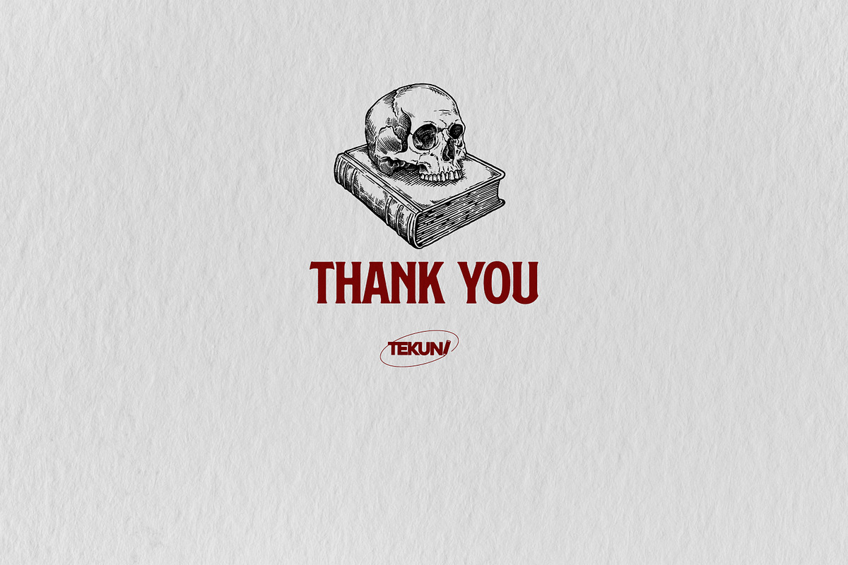 Skull Reader Illustration Bundle, an Illustration by Tekuni (Photo 13 of 13)
