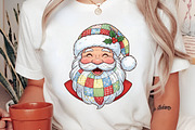Patchwork Santa Claus Png, Retro Chr, an Illustration by Libby Wishes (Thumbnail 5 of 8)