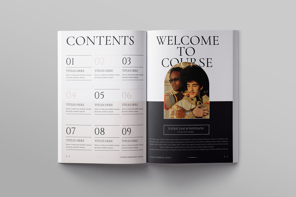 Course Workbook Template, a Magazine Template by ElvinPrint (Photo 2 of 8)