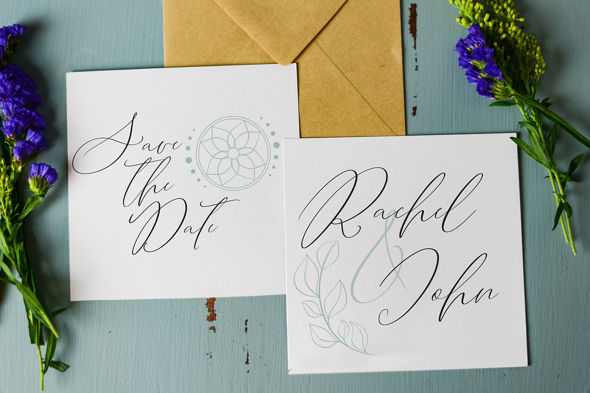 Black Cabaret Script Font & Logos preview 8
