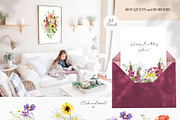 Spring wildflower floral envelope, an Illustration by AnnaTkachi (Thumbnail 3 of 10)