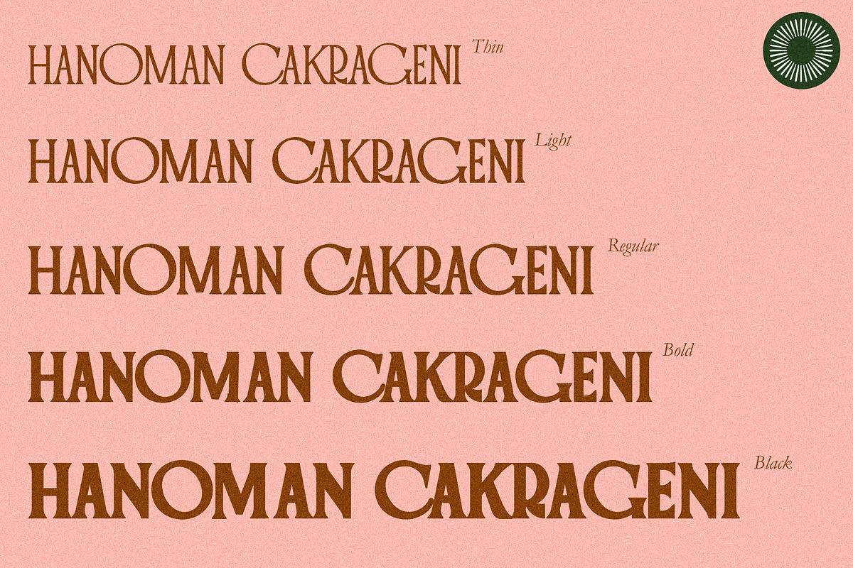 Hanoman - Serif Font Family, a Serif Font by Setara Langit CreativeStd (Photo 8 of 11)