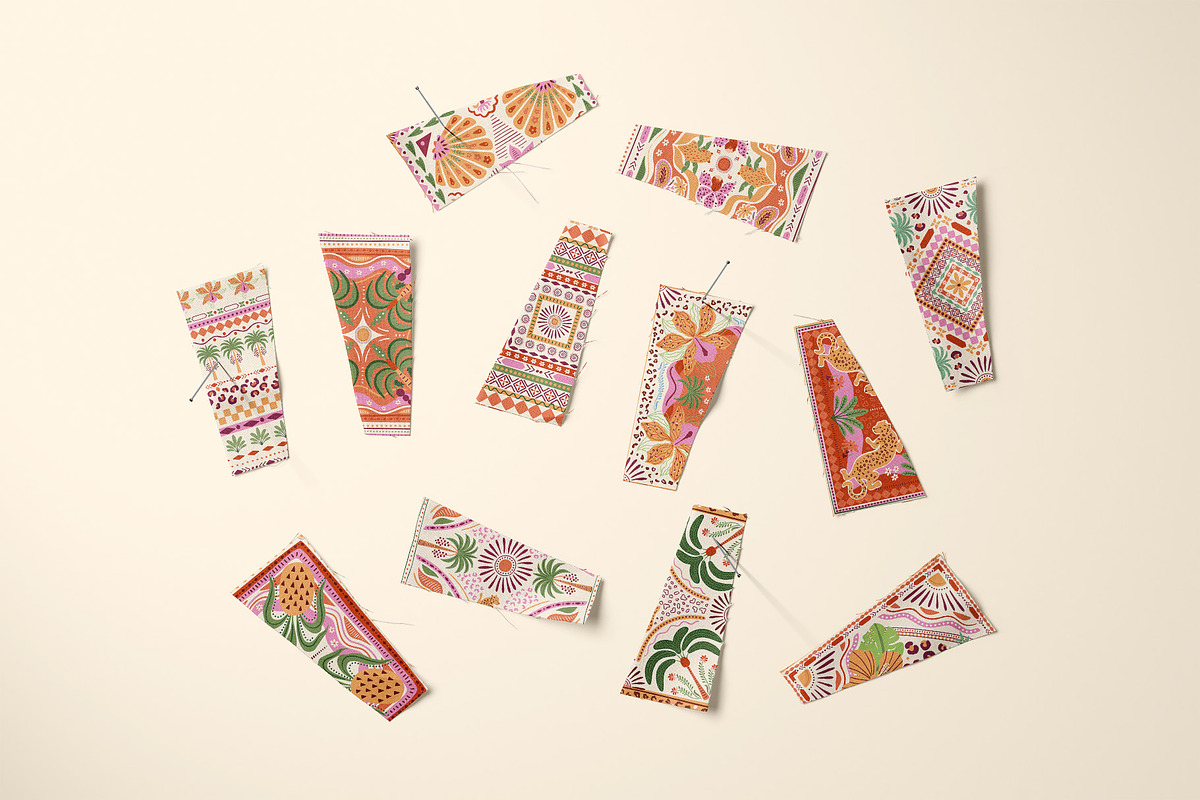 Tropical tile patterns, a Pattern Graphic by Tani Kuzminka (Photo 19 of 27)