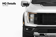 Pickup Truck Mockup 9, an Advertising Mockup by Mockupix (Thumbnail 2 of 12)