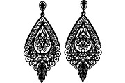 Ornamental Earring SVG Bundle, an Object Graphic by Designer_Momina (Thumbnail 13 of 20)