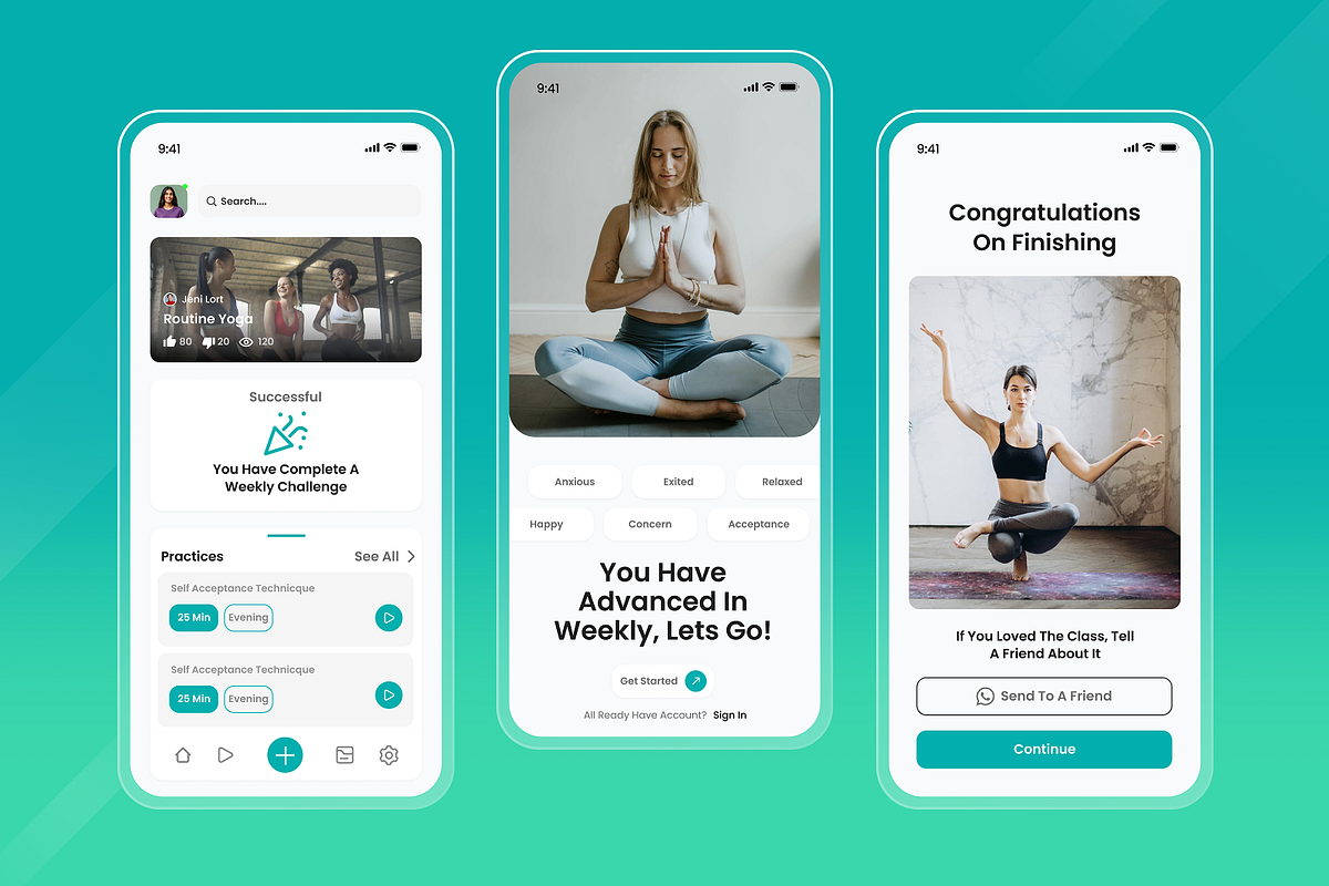 Health And Wellness Mobile Apps, an App Template by SquidPixey (Photo 4 of 5)