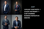 22 Business Man Headshot Prompts, a Business Photo by Selenique Studio (Thumbnail 4 of 10)
