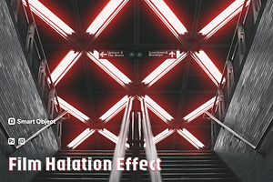 Film Haltion Photoshop Effect