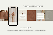 Aesthetic Instagram Templates CANVA, a Social Media Template by Maga Studio (Thumbnail 3 of 5)