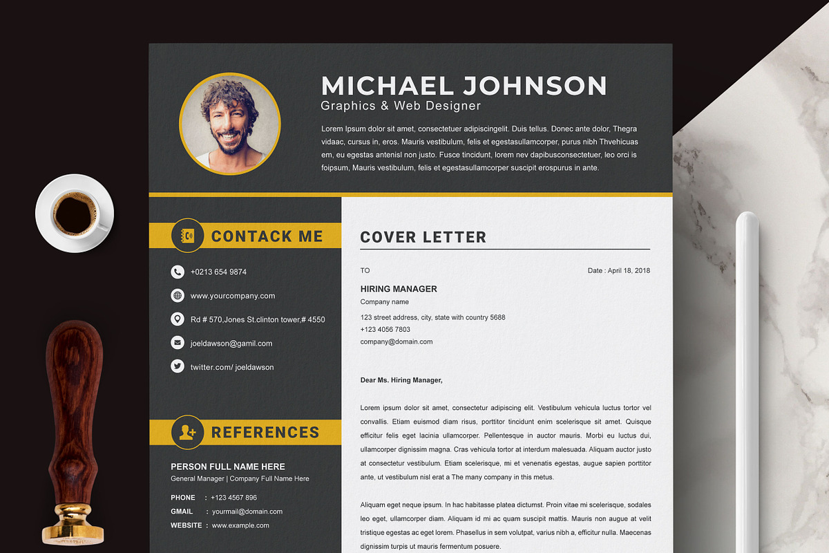 Resume Word, a Resume Template by X-Type (Photo 4 of 6)
