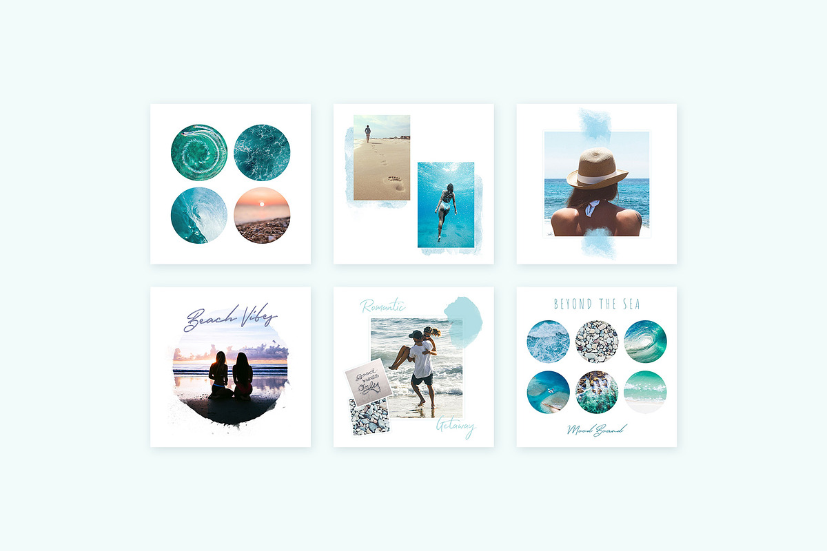 Instagram Posts Oceans | CANVA, a Social Media Template by Poego Social (Photo 7 of 8)