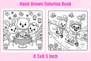 Cuddles Buddies Coloring Pages, an Animal Illustration by Coco Bloom (Thumbnail 3 of 3)