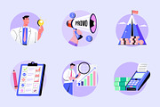 Business illustrations, a Finance Illustration by Brickclay (Thumbnail 8 of 9)